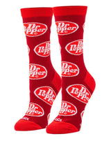 DR. PEPPER Soda Ladies Socks COOL SOCKS Brand - Novelty Socks for Less