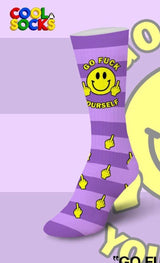 COOL SOCKS Ladies ‘GO FUCK YOURSELF’ Socks - Novelty Socks for Less