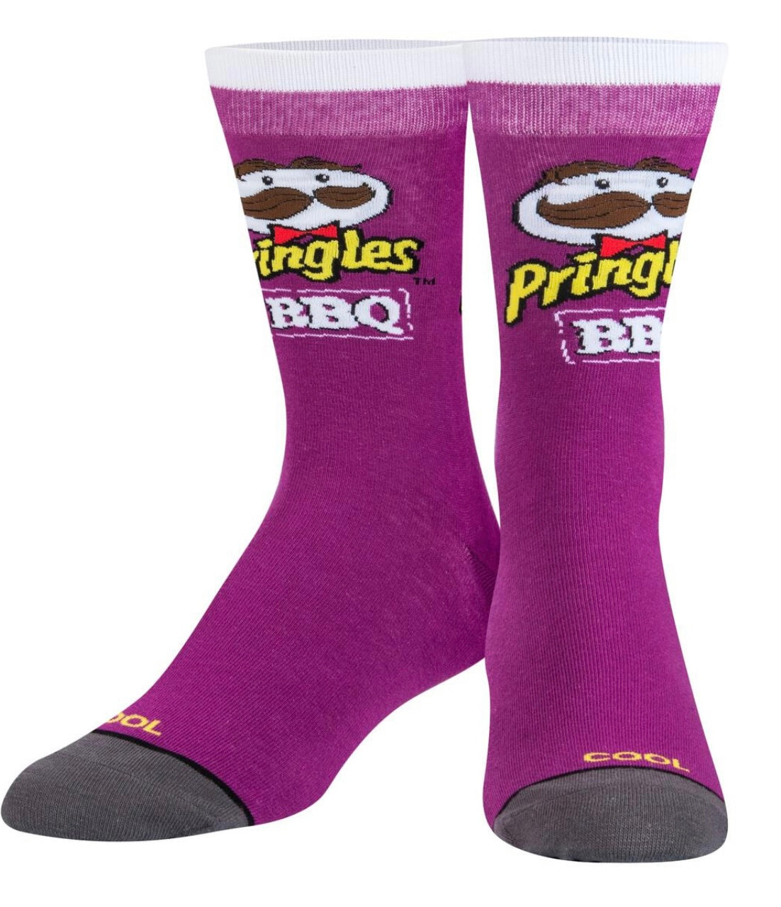 PRINGLES CHIPS BBQ Men’s Socks COOL SOCKS Brand - Novelty Socks for Less