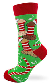 FABDAZ BRAND LADIES CHRISTMAS SOCKS ‘JINGLE BALLS & FESTIVE DICKS - Novelty Socks for Less