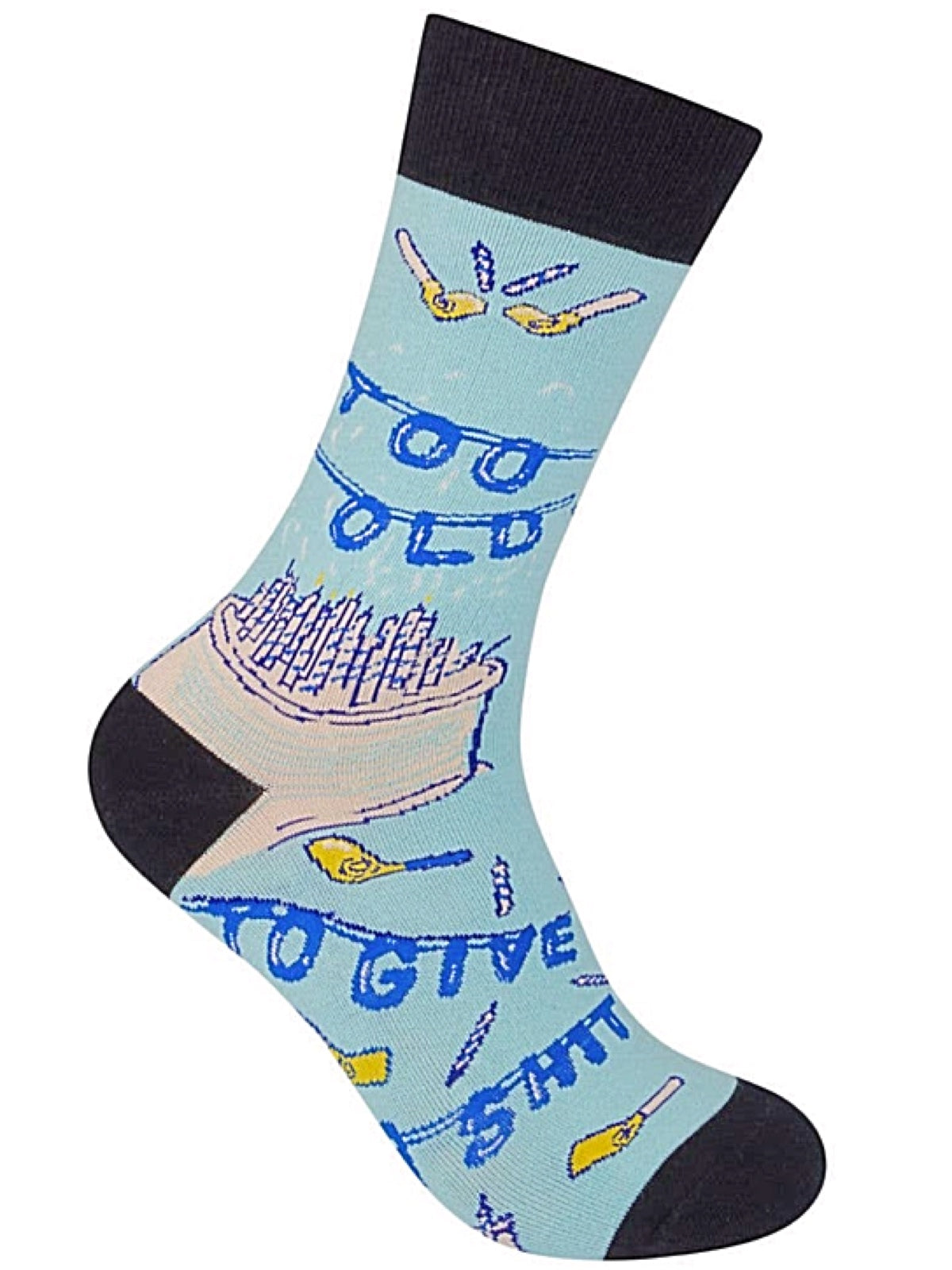 FUNATIC BRAND UNISEX BIRTHDAY ‘ TOO OLD TO GIVE A SHIT’ SOCKS - Novelty Socks for Less
