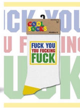 COOL SOCKS Brand Mens F.Y.Y.F.F. Socks - Novelty Socks for Less