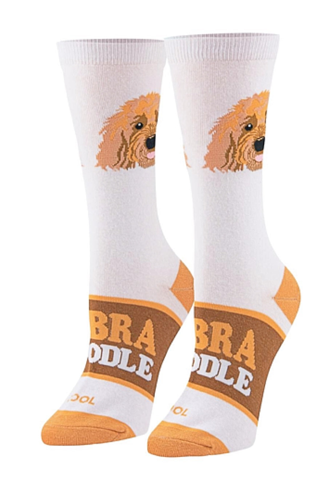 LABRADOODLE Dog Ladies Socks COOL SOCKS Brand - Novelty Socks for Less