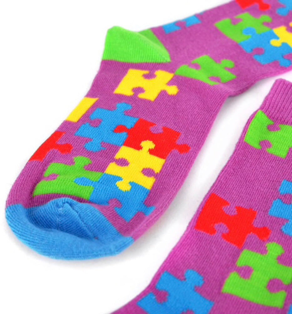 Parquet Brand Ladies AUTISM Socks - Novelty Socks for Less