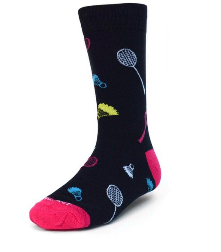 Parquet Brand Men’s BADMINTON Socks - Novelty Socks for Less