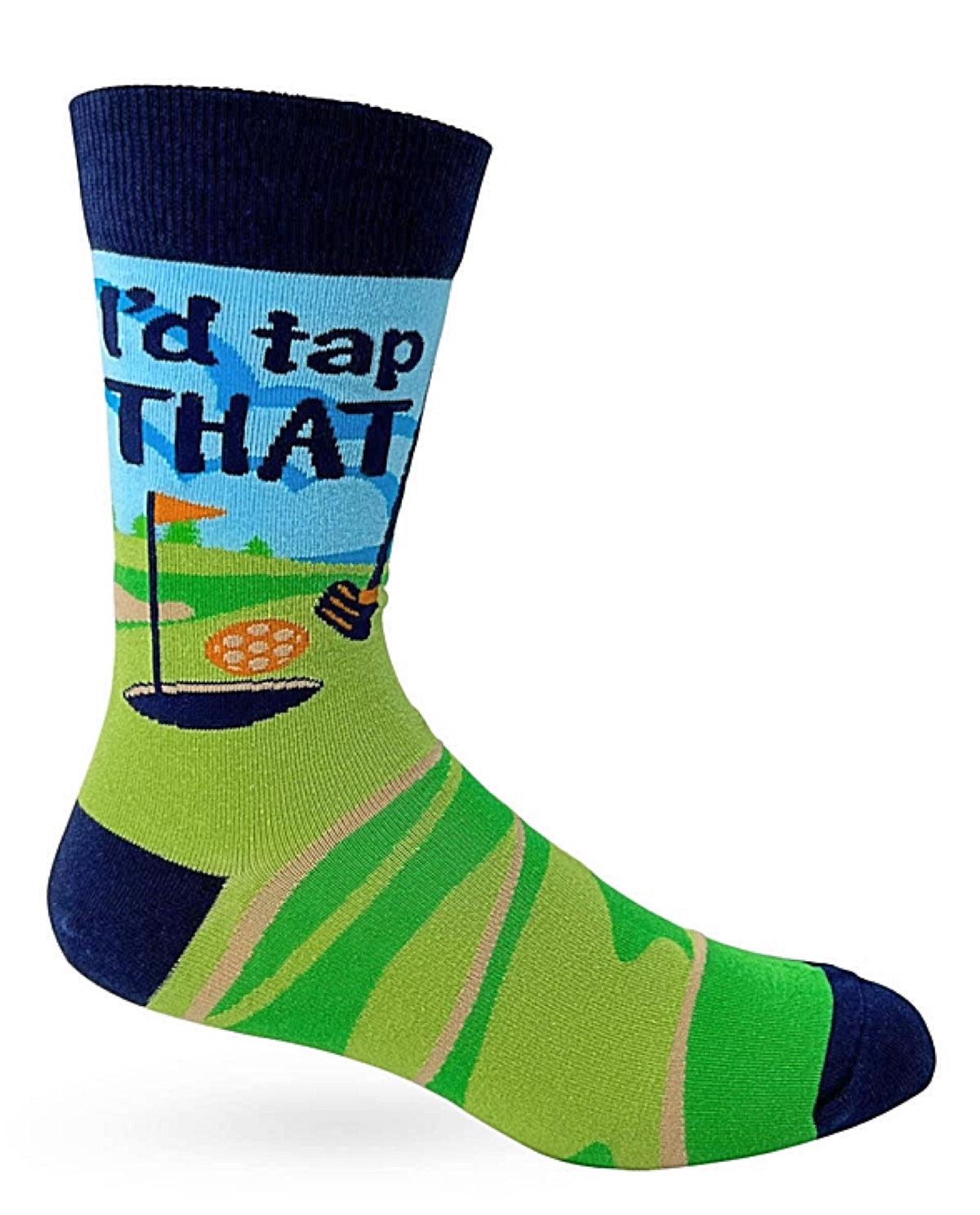 FABDAZ BRAND MEN’S GOLF SOCKS ‘I’D TAP THAT’ - Novelty Socks for Less