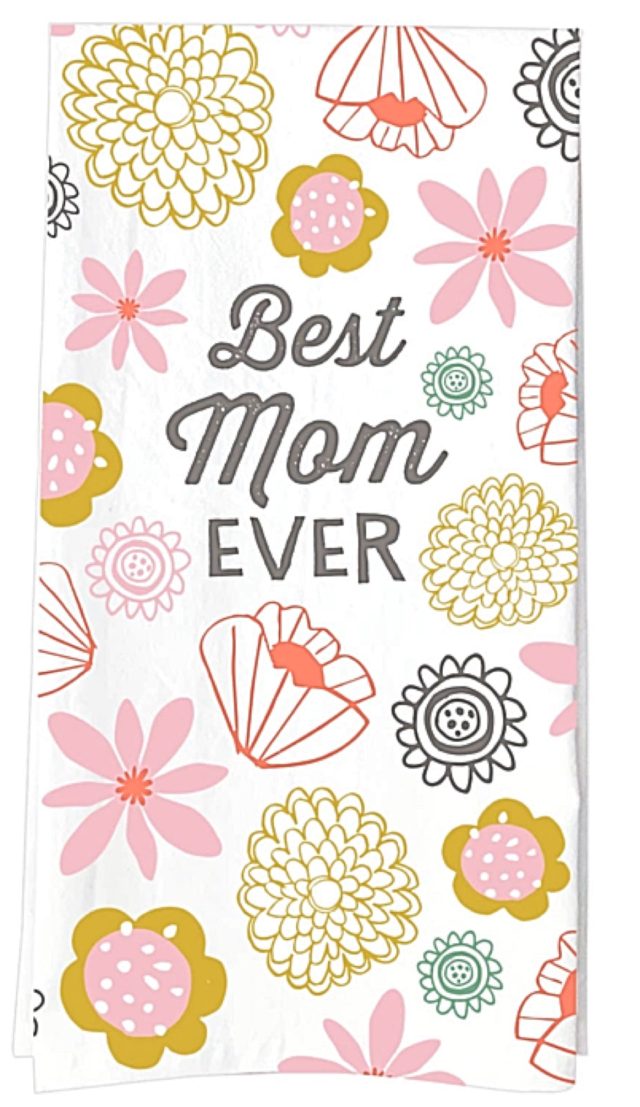 FUNATIC Brand Kitchen Tea Towel ‘BEST MOM EVER’ - Novelty Socks for Less