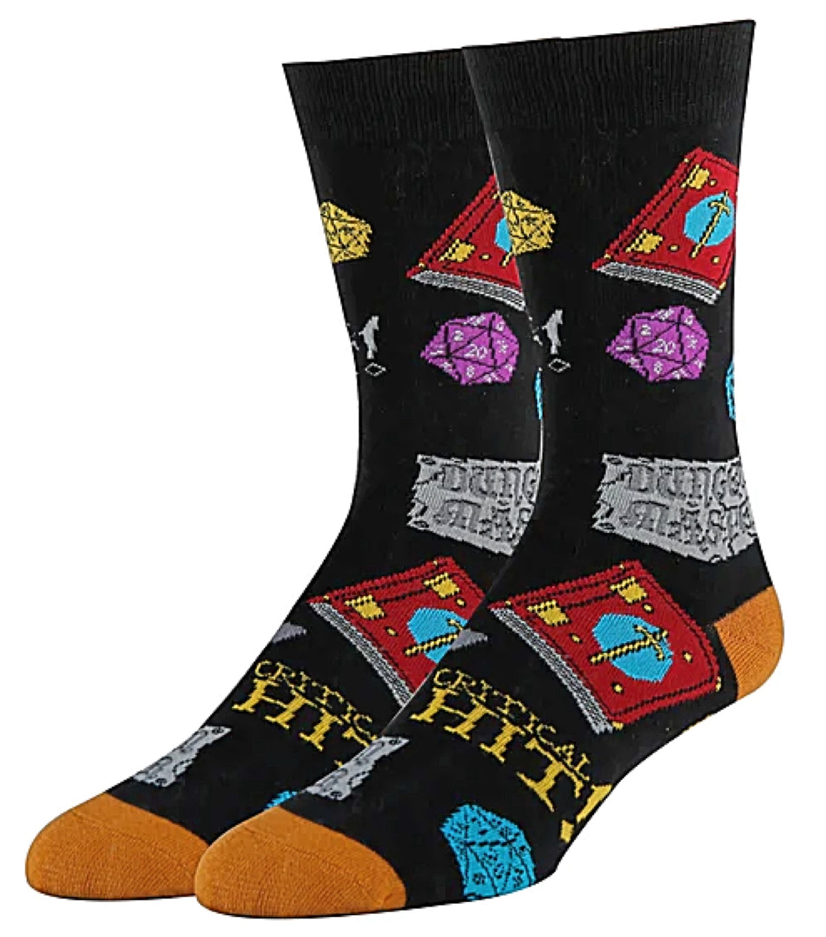 OOOH YEAH Brand Men’s DUNGEON MASTERS Socks - Novelty Socks for Less