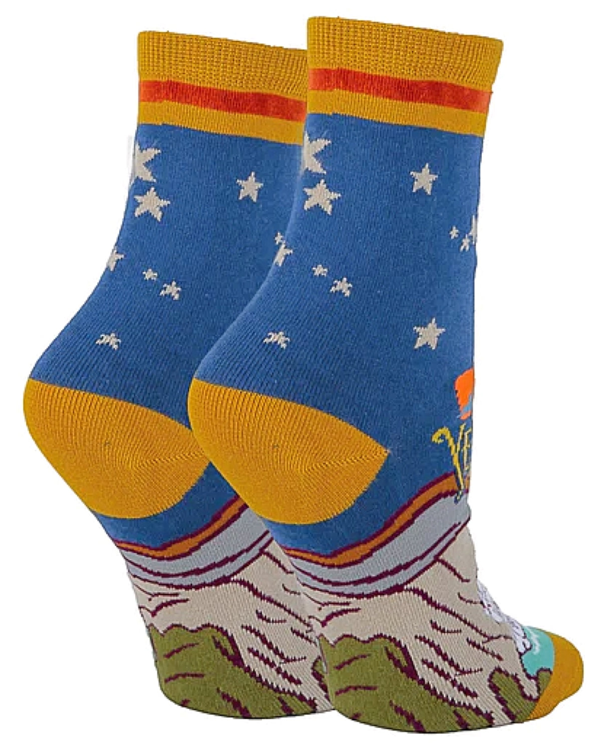 OOOH YEAH Brand Ladies YELLOWSTONE Socks - Novelty Socks for Less