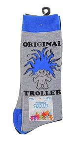 GOOD LUCK TROLLS Men’s 2 Pair Of Socks’ORIGINAL TROLLER’ - Novelty Socks for Less