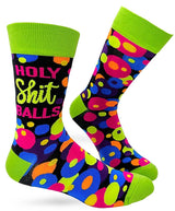 FABDAZ BRAND MEN’S ‘HOLY SHIT BALLS’ SOCKS - Novelty Socks for Less