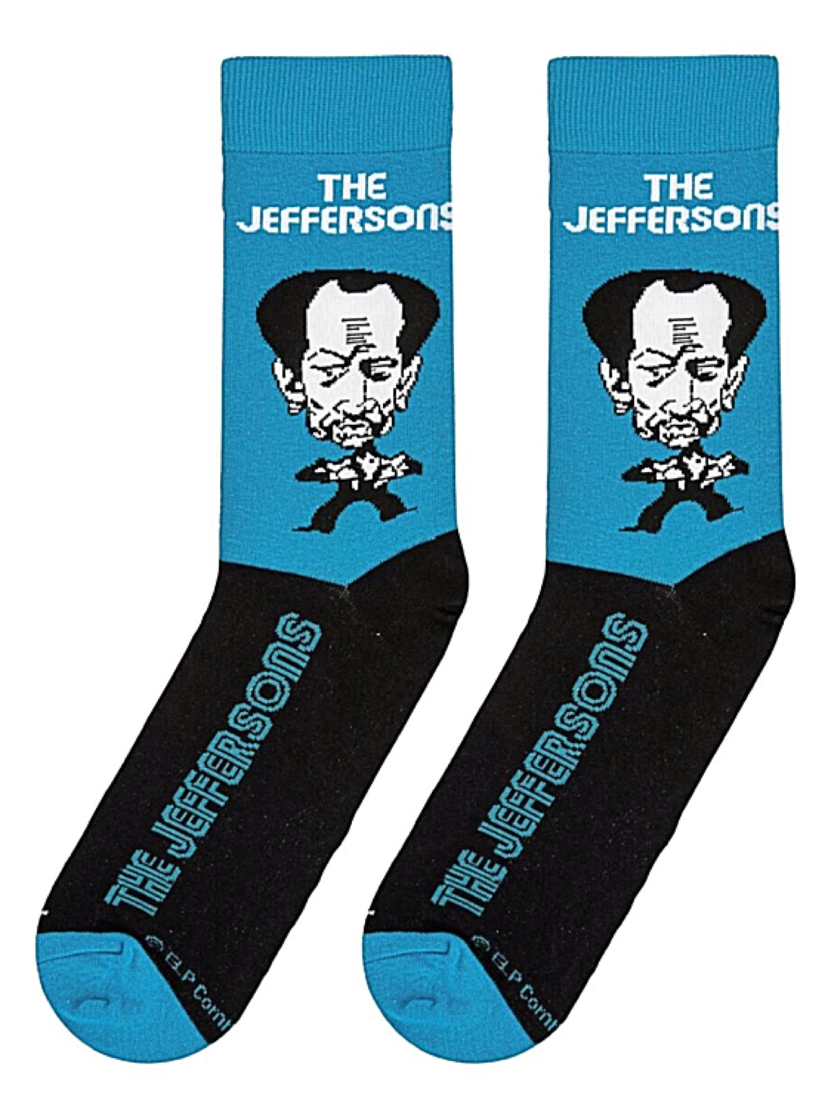 THE JEFFERSONS TV SHOW MEN’S SOCKS COOL SOCKS BRAND GEORGE JEFFERSON - Novelty Socks for Less
