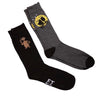 E.T. The Extra Terrestrial Men’s 2 Pair Of Novelty Crew Socks - Novelty Socks for Less