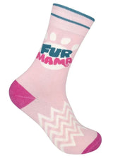 FUR MAMA Adult Unisex Socks WITH PAW PRINT FUNATIC BRAND - Novelty Socks And Slippers