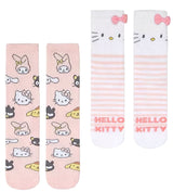 SANRIO HELLO KITTY Ladies 2 Pair Of Cushion Socks BADTE MARU, CINNAMOROLL - Novelty Socks for Less