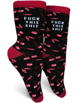 FUCK THIS SHIT Ladies Socks GROOVY THINGS Brand