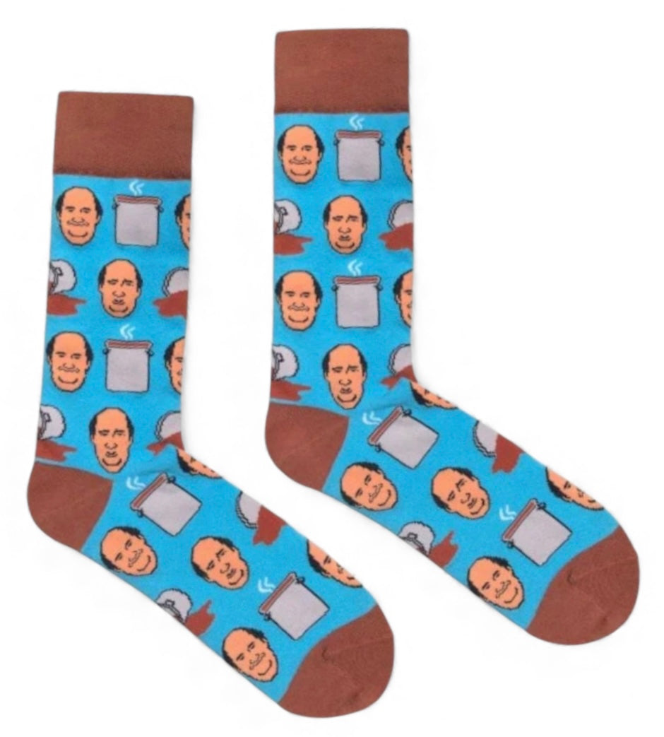 THE OFFICE TV SHOW Adult Unisex Socks ‘KEVIN’S CHILI’ HEADLINE Brand - Novelty Socks And Slippers