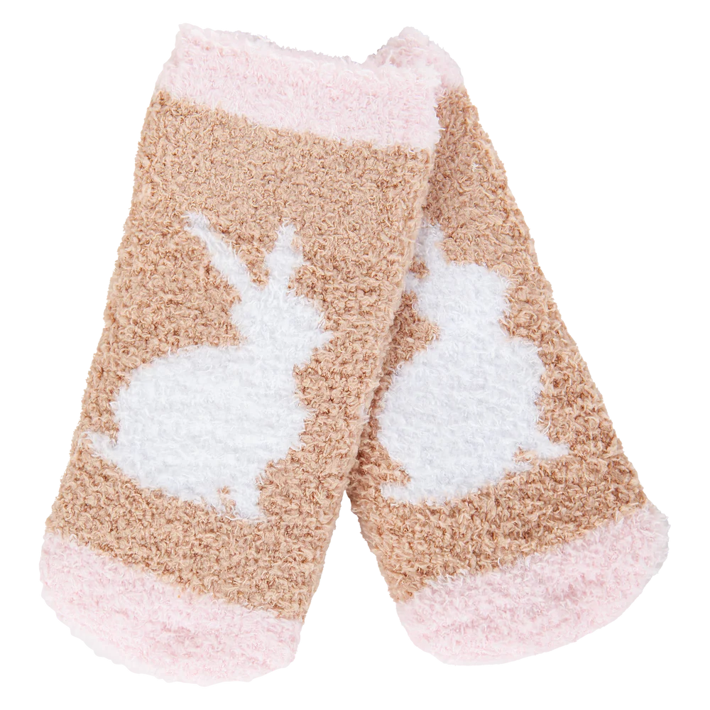 WHITE EASTER BUNNY Cozy Unisex Infant Crew Socks WORLD’S SOFTEST SOCKS Brand - Novelty Socks And Slippers