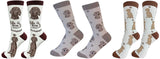 WEIMARANER Dog Unisex Socks By E&S Pets CHOOSE SOCK DADDY, HAPPY TAILS, LIFE IS BETTER - Novelty Socks for Less