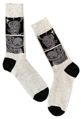 REN & STIMPY Men’s Socks NICKELODEON - Novelty Socks And Slippers