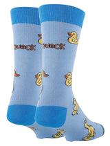 I DON’T GIVE A QUACK Men’s Yellow Duck Socks Oooh Yeah Brand - Novelty Socks And Slippers