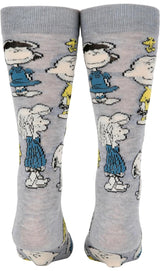 PEANUTS GANG MEN’S SOCKS CHARLIE BROWN, FRANKLIN, LUCY, SALLY, LINUS, PIG-PEN - Novelty Socks And Slippers