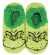 DR. SEUSS HOW THE GRINCH STOLE CHRISTMAS Ladies Gripper Bottom Slippers, BIOWORLD Brand - Novelty Socks for Less