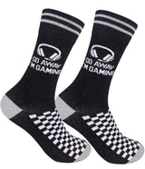 GO AWAY I’M GAMING Adult Unisex Socks FUNATIC Brand - Novelty Socks And Slippers