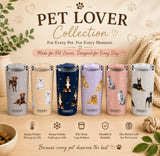 Dog & Cat Stainless Steel Ultimate 20 Oz. Hot & Cold Travel Mug Tumbler By E&S Pets (Choose From 40+ BREEDS)