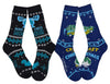 National Lampoons Christmas Vacation Men’s 2 Pair Of Socks ‘MERRY CHRIS MOOSE’ BIOWORLD Brand - Novelty Socks And Slippers