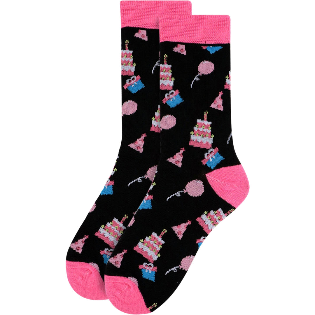 BIRTHDAY CAKE & BALLOONS Ladies Socks PARQUET Brand