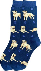 YELLOW LABRADOR Dog Adult Unisex Socks By E&S Pets Choose Style