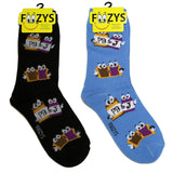 PEANUT BUTTER & JELLY Ladies 2 Pair Of Socks PB&J FOOZYS Brand