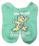 CARE BEARS Ladies 5 Pair Of No Show Socks ‘FOCUS ON THE GOOD’ - Novelty Socks And Slippers