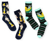ROCKO’S MODERN LIFE Men’s 2 Pair Of Socks FILBURT SHELLBACH, HEFFER WOLFE - Novelty Socks And Slippers