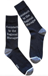 THE OFFICE TV SHOW Men’s DUNDER MIFFLIN PAPER COMPANY Socks (CHOOSE PATTERN)
