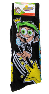 Nickelodeon The FAIRLY ODDPARENTS Men’s 2 Pair Of Socks Timmy Turner, Wanda - Novelty Socks And Slippers