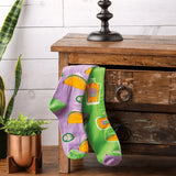 TACOS & TEQUILA Adult Unisex Mismatched Socks With JALAPEÑOS PRIMITIVES BY KATHY Brand
