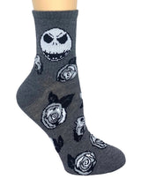 DISNEY NIGHTMARE BEFORE CHRISTMAS Ladies 2 Pair Of MOTHERS DAY Socks With JACK & SALLY - Novelty Socks And Slippers