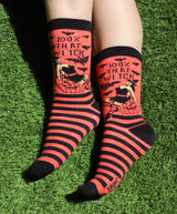 GROOVY THINGS Brand Ladies HALLOWEEN Socks ‘100% THAT WITCH’ - Novelty Socks And Slippers