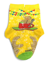 GINGERBREAD MAN Unisex Kids Christmas Socks (Choose Size) Sock Panda Brand - Novelty Socks And Slippers