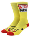 POKEMON Men’s PIKACHU Socks PIKA! PIKA! BIOWORLD Brand - Novelty Socks And Slippers