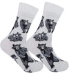 BLACK BEAR Adult Unisex Socks FUNATIC Brand Bears All Over - Novelty Socks And Slippers