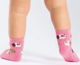 SOCK IT TO ME BRAND TODDLER GIRLS GUINEA PIG NON-SLIP GRIP SOCKS - Novelty Socks And Slippers