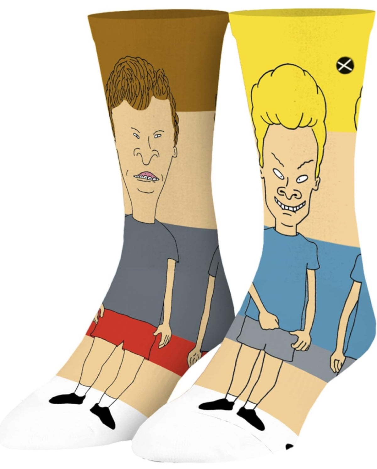 BEAVIS & BUTT-HEAD 360 MEN'S SOCKS ODD SOX BRAND - Novelty Socks for Less