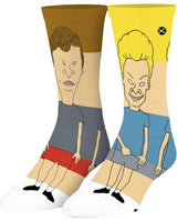 BEAVIS & BUTT-HEAD 360 MEN'S SOCKS ODD SOX BRAND - Novelty Socks for Less