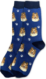 SHETLAND SHEEPDOG (SHELTIE) Adult Unisex Socks By E&S Pets Choose Style