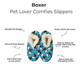 BOXER Dog Ladies Non-Slip Slippers COMFIES BRAND By E&S Pets - Novelty Socks And Slippers