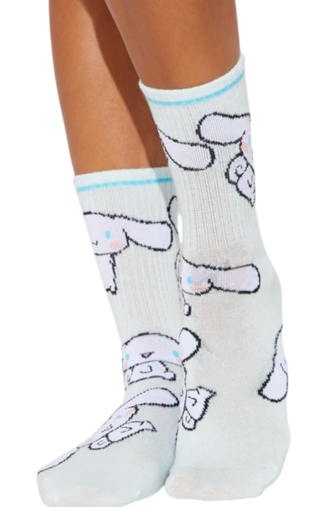 SANRIO HELLO KITTY Ladies 5 Pair Of Socks POMPOMPURIN, KEROPPI, CINNAMOROLL - Novelty Socks And Slippers