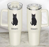 Dog & Cat Stainless Steel Ultimate 40 Oz. Tumbler Hot & Cold Travel Mug By E&S Pets (Choose Breed)